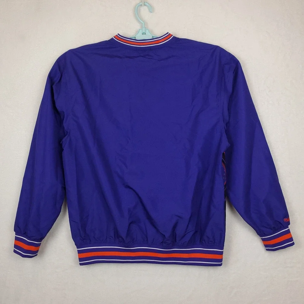 Phoenix Suns Mitchell‎ & Ness NBA Medium Womens Pullover Jacket Purple New - Picture 7 of 7